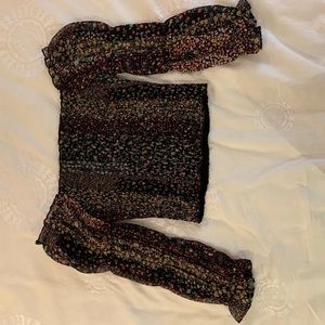 Lulu off the shoulder floral top